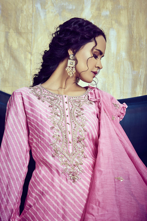 Leheria Dhoti Set